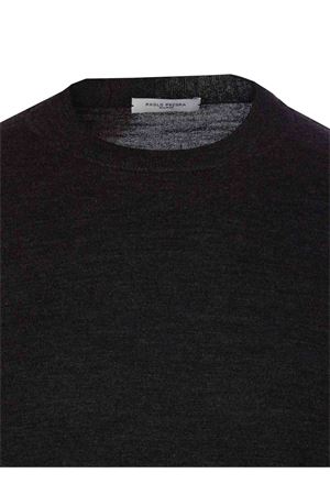 Grey wool sweater PAOLO PECORA | A001F0018996